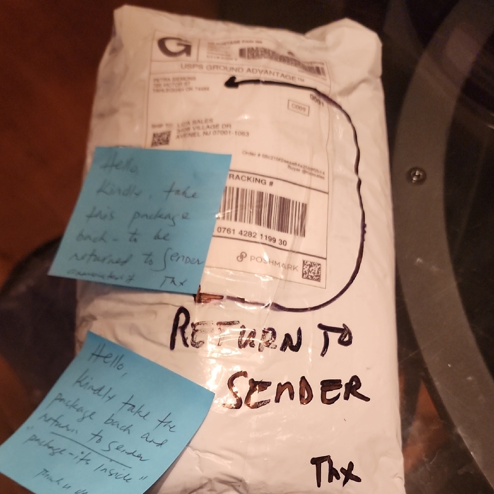Please Do Not Share. Return to Sender Package